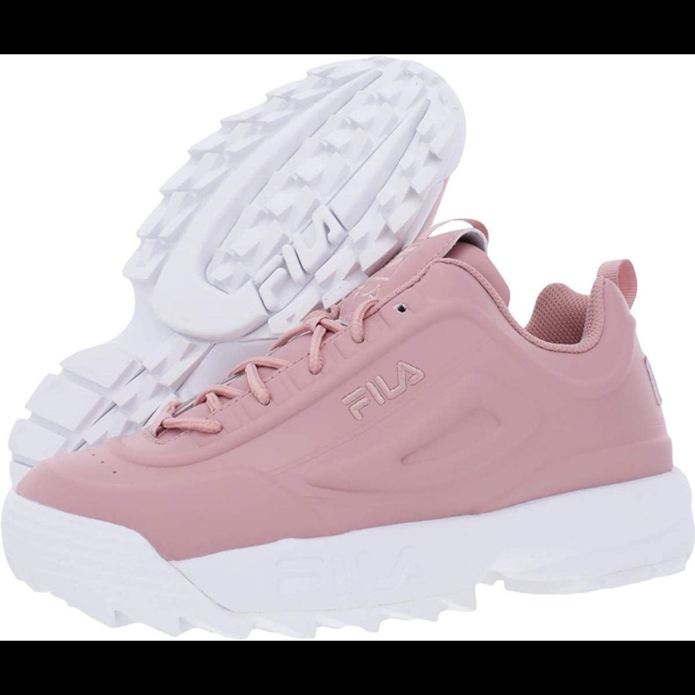 Baby Pink Fila Disrupters